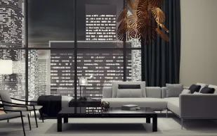 لوحات تجريدية وطاولات ساج: قطع فنية مميزة تعزز من رفاهية ديكور منزلك