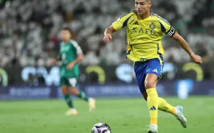 احتفالات "النصر" باليوم الوطني: رونالدو يتألق برقص العرضة (فيديو)