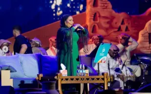  حفلات اليوم الوطني الـ94 .. موضي الشمري تشعل مسرح البريدة (فيديو)