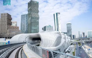 بدء تشغيل المسارين الأحمر والأخضر بقطار الرياض اليوم