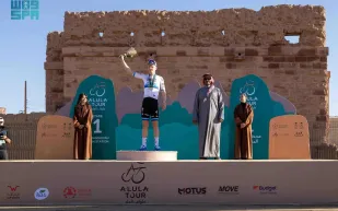 البلجيكي تيم ميرليه يفوز بالمرحلة الأولى من سباق طواف العُلا 2025