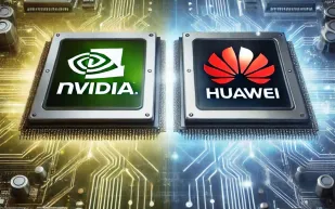 منافسة شرسة بين "إنفيديا" و"هواوي" في سوق رقائق الذكاء الاصطناعي