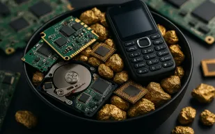 كنز داخل النفايات الإلكترونية.. ماذا تعرف عن الذهب في جهازك القديم؟