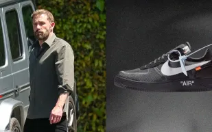 بين أفليك يضيف أحذية Off-White x Nike إلى مجموعته الضخمة