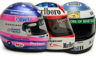 مزاد نادر في ميامي F1 لخوذ أبطال العالم وسيارة باتون