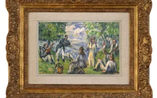 لوحة نادرة لبول سيزان تغلق مزايدتها بسعر يصل إلي1.7 مليون يورو