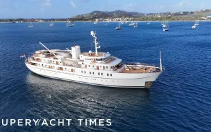 بعد تحديث فاخر.. يخت "شيرخان" الكلاسيكي يعود بفخامة إلى الكاريبي (صور)