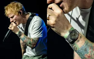 إد شيران يرتدي ساعة حصرية مستوحاة من ألبوماته المستقبلية في مهرجان كوتشيلا