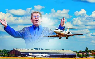 إلتون جون: من موسيقى القمة إلى سماء الفخامة على متن طائرته الخاصة