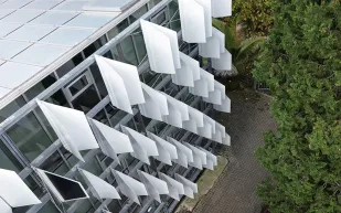 علماء ألمان يبتكرون "جلدًا حيًا" للمباني يتكيف مع الطقس!