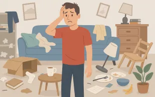 دراسة تكشف: الرجال أقل تأثرًا بالفوضى من النساء