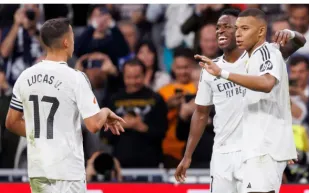 كيليان مبابي يتألق بثنائية ويقود ريال مدريد للفوز على سيلتا فيجو (فيديو)