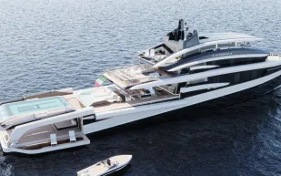 يخت Interstellar يكشف عن كبينة VIP بانورامية بطابع مستقبلي