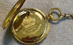 عودة ساعة ذهبية بأعجوبة.. غرقت 165 عامًا في كارثة بحرية (فيديو)