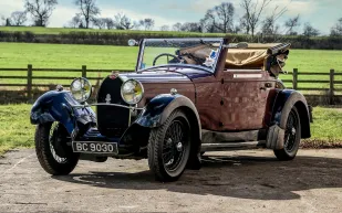 سيارة Bugatti Type 44 Cabriolet تعود إلى الأضواء في مزاد مرتقب