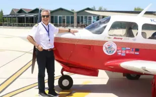 سقوط طائرة مغامر في أول رحلة بعد عام من الإعداد