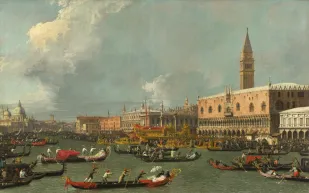 لوحة نادرة لكاناليتو تسجّل رقمًا قياسيًا عالميًا في مزاد بلندن