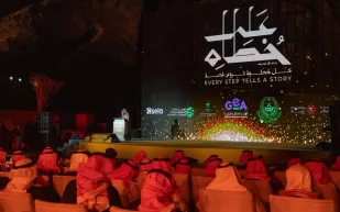 تركي آل الشيخ يكشف مونوريل غار ثور في مشروع "على خطاه" (فيديو)