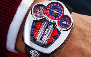  Jacob & Co تدمج فن الساعات بروح سيارات Bugatti في إصدار Tourbillon الجديد