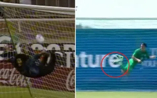 روجير إيبانيز ينقذ مرمى الأهلي السعودي من هدف محقق على طريقة "التصدي العقرب" (فيديو)