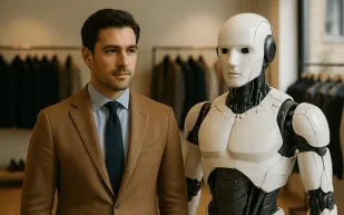 الذكاء الاصطناعي والموضة الرجالية: هل يصمم الروبوت إطلالتك القادمة؟