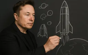 من المريخ إلى القمر.. ماسك يرسم مستقبل رحلات الفضاء (فيديو)