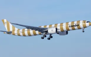 ذعر على متن طائرة بوينغ بعد انفجار محركها (فيديو)