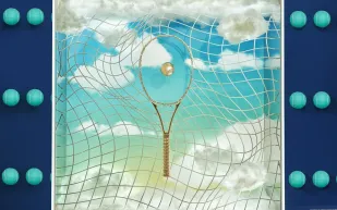 عالم من الفخامة على هامش التنس.. Tiffany & Co تكشف مضربًا مرصعًا بالألماس