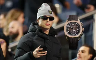 Central Cee يخطف الأنظار بساعة Patek Philippe Aquanaut 5968R (صور)