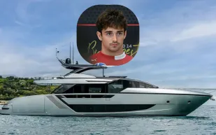 شارل لوكلير يسترخي على يخت Riva قبل سباق هولندا (فيديو)