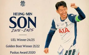 سون هيونغ مين يودع جماهير توتنهام بعد 10 سنوات من التألق بفيديو مؤثر