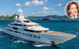 يخت جي كي رولينغ.. قصر عائم بـ150 مليون دولار (فيديو)