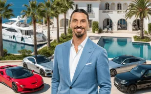 ثروة زلاتان خارج الملاعب.. أسطول سيارات وفيلات ويخوت فاخرة