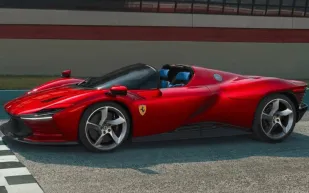 زلاتان إبراهيموفيتش يتألق في ميلانو بسيارة فيراري دايتونا SP3 النادرة