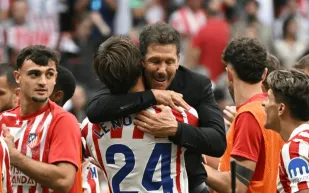 سر دموع سيميوني بعد الفوز التاريخي على ريال مدريد