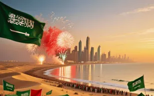 المملكة في اليوم الوطني الـ95: احتفالات بالوطن والانتماء.. من الصحراء إلى البحر