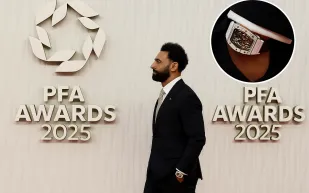 ساعة ريتشارد ميل RM 65-01 تزين معصم محمد صلاح.. كم سعرها؟