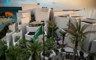 جناح المملكة يحتفي باليوم الوطني السعودي في إكسبو أوساك (فيديو)