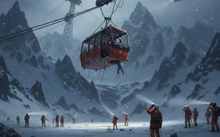 تلفريك سوفيتي قديم يتسبب بكارثة دامية على جبل إلبروس (فيديو)