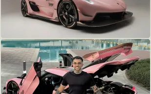 مؤثر يلفت الأنظار بسيارة Koenigsegg Jesko Attack الخارقة الوردية (فيديو)