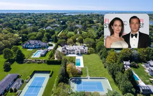 منزل براد بيت وأنجلينا جولي السابق في هامبتونز يعرض للبيع بـ35 مليون دولار