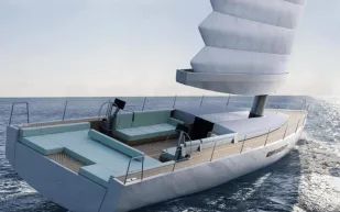 Michelin تكشف عن يخت Aqua بأشرعة ذكية صديقة للبيئة.. فيديو