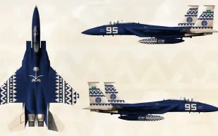 عروض جوية مبهرة تزين سماء الرياض وجدة والخبر في اليوم الوطني الـ95