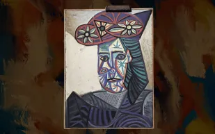 لوحة بيكاسو النادرة “صورة امرأة بقبعة مزهّرة” تُعرض في مزاد بعد 80 عامًا