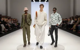 الأخضر والأبيض...  لونا الهوية السعودية في عالم الموضة