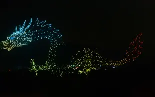 الصين تدخل موسوعة غينيس بأكبر عرض طائرات مسيّرة في العالم