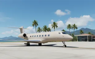 جولة داخل طائرة كيم كارداشيان الخاصة بقيمة 150 مليون دولار