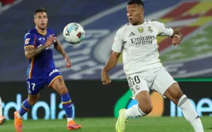 بعد هدفه في خيتافي.. كم عدد أهداف مبابي مع ريال مدريد؟