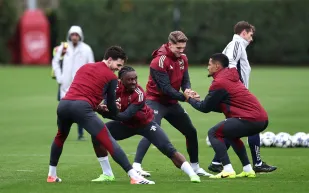 التشكيلة المتوقعة لمباراة أرسنال ضد أتلتيكو مدريد في دوري الأبطال