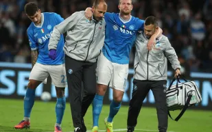 إصابة خطيرة لدي بروين تُصدم نابولي